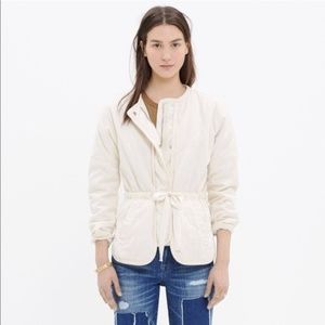 Madewell Quilted Cream Jacket XS